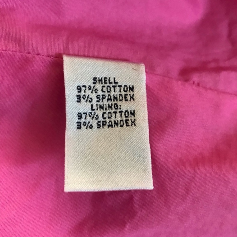 Lilly PulitzerJacqueline Pink & Gold A-line Shift Dress SZ.2 - Picture 11 of 12